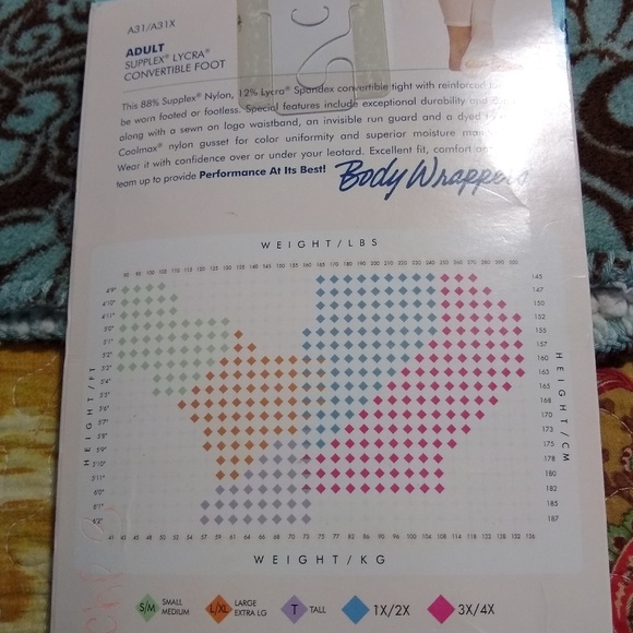 Body wrappers total stretch tights - Picture 3 of 3